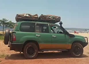 Land cruiser gx-Rooftop tents-car rental tanzania