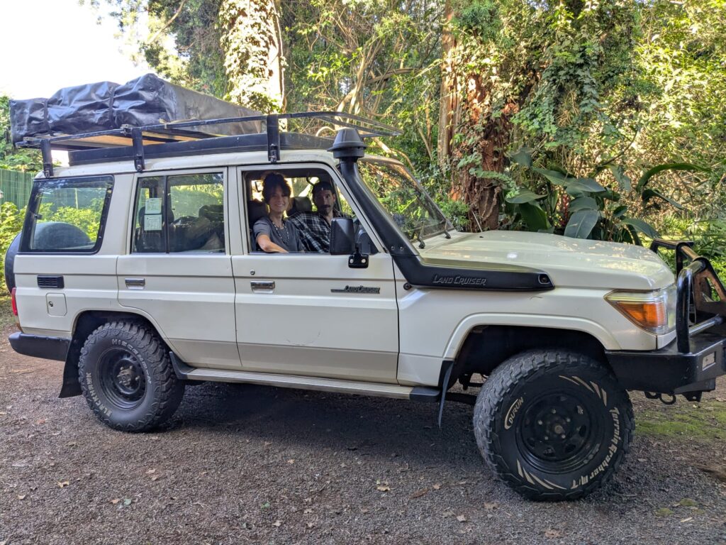 Car Rental with rooftop tent in Kenya